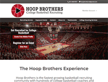 Tablet Screenshot of hoopbrothers.com